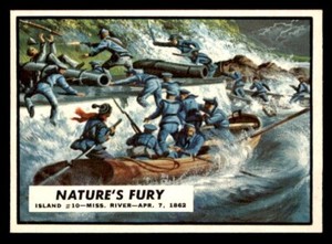 1962 Topps Civil War News #15 Nature’s Fury NM/MT *e1
