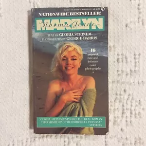 Marilyn Monroe Norma Jeane Paperback Book Photos Text by Gloria Steinem 1986 - Picture 1 of 12