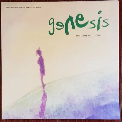 GENESIS NO SON OF MINE 3 TRACK UK 12 INCH GATEFOLD SLEEVE+LIMITED EDITION PRINT - Image 1 of 3