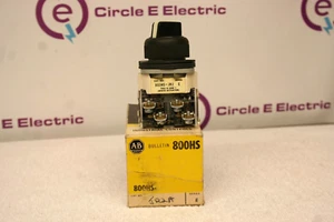 Allen Bradley 800HS-JR2 Serie E / schwarz Wahlschalter - Bild 1 von 2