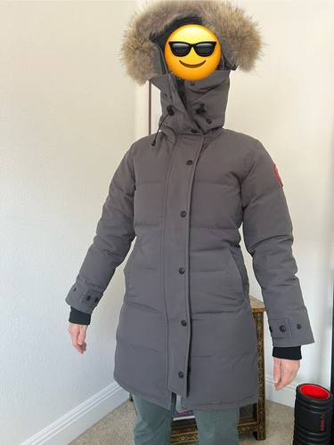 Canada Goose Shelburne Parka Fusion Fit 3802LA Grafite XS Donna