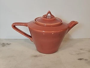 Vintage Harlequin Teapot by Homer Laughlin in Rose - Picture 1 of 12
