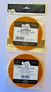Cinta adhesiva adhesiva superior de doble cara rollos de 1 x 3 mm y 1 x 6 mm x 50 m - Imagen 1 de 1