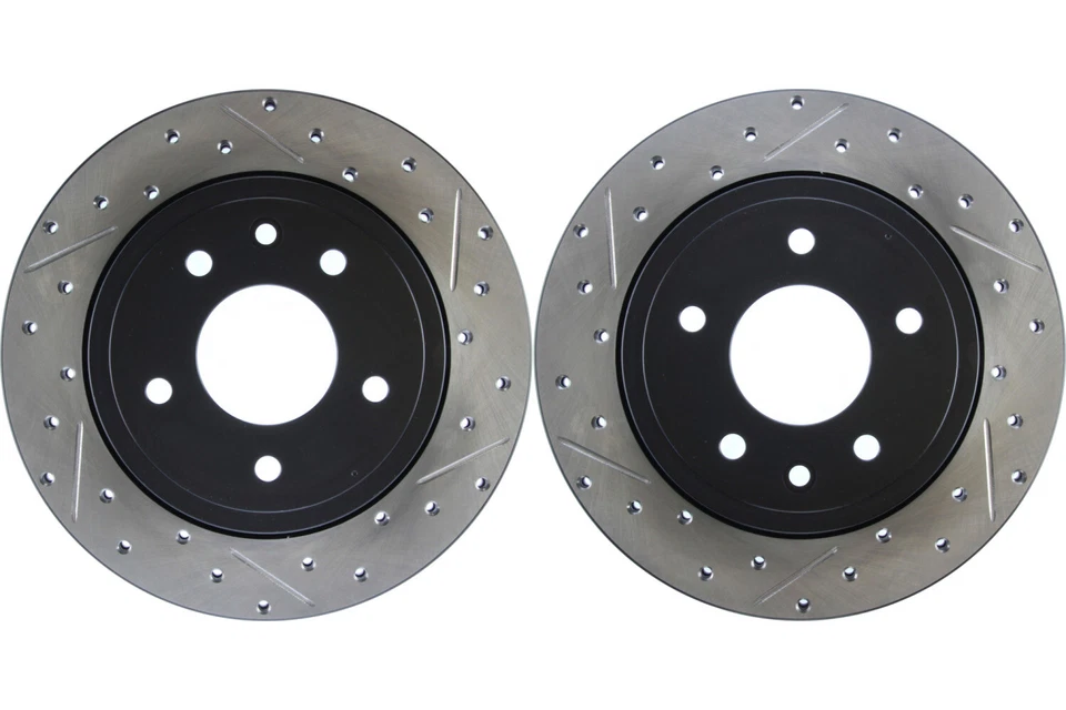 PAR traseiro Stoptech rotor de freio a disco para 1998-2003 Jaguar XJ8 (45015) - Imagem 1 de 4