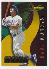 1996 Score Numbers Game Insert #11 Raul Mondesi Los Angeles Dodgers