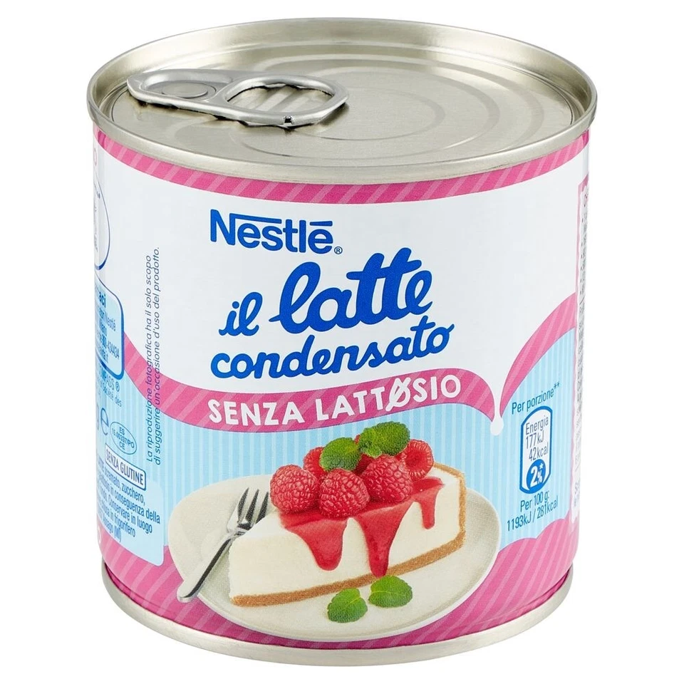 NESTLE 6 Confezioni Nestlè Latte Condensato Senza Lattosio 387 g