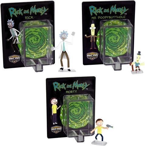 World's Smallest Micro Figures Rick & Morty - Super Impluse Cover