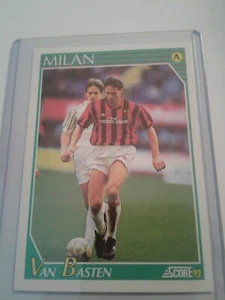 MARCO VAN BASTEN 1991/92 Italian Score AC Milan Soccer Football Card #174 - Picture 1 of 2