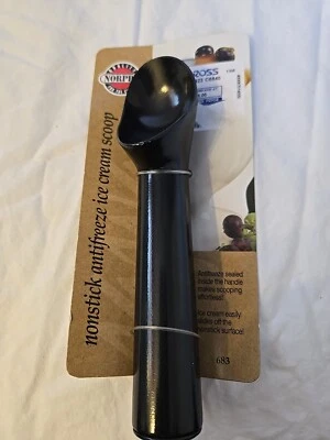 Cuchara anticongelante antiadherente negra Norpro (683), 7 pulgadas/18 cm NUEVA EN PAQUETE Foto 1 de 2