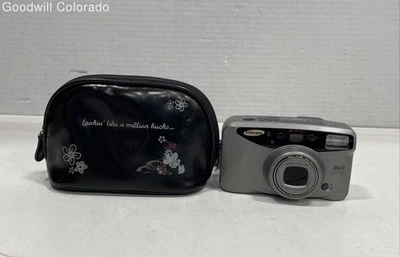 Cámara fotográfica Samsung IBEX 130 QD SLR con estuche Minnie Mouse Foto 1 de 4