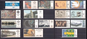 Greece 1984 - 2000 Europa all issues imperforate in booklets MNH - Picture 1 of 1