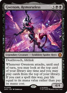 Gwenom, Remorseless 0056 ~ Mythic MTG Marvel Spider-man - Picture 1 of 1