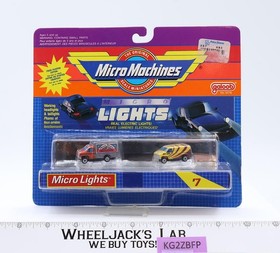 Micro Lights Collection #7 6478 Micro Machines Galoob 1989 Vintage MOSC