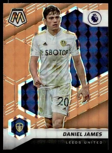 2021 Panini Mosaic Premier League Orange Fluorescent Daniel James Leeds United - Picture 1 of 2