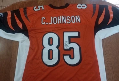CAMISETA 56 AUTO NUEVA SIN ETIQUETAS 2005-2006 AUTÉNTICA REEBOK CHAD JOHNSON CINCINNATI BENGALS Foto 1 de 4