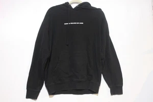 Felpa con cappuccio We’re Not Really Strangers taglia XL nera logo centrale trendy - Foto 1 di 6