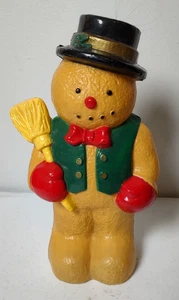 Vintage Blasform 10,5" Schneemann Dynagood 1997 Weihnachten Kunststoff - Bild 1 von 9