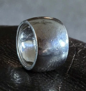 Silpada Ring Size 8 Sterling Silver 925 Wide Cigar Band Cuff R0891 - Picture 1 of 10