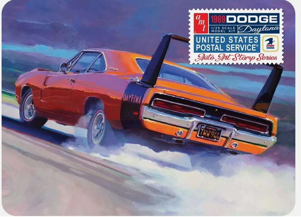 AMT, Dodge Charger Daytona 1969 para montar y pintar, 1/25, AMT1232/12 Foto 1 de 1