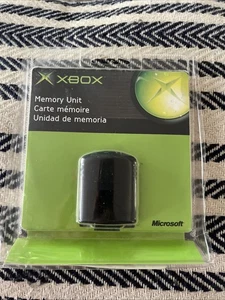 Original XBOX Memory Unit Blister Pack OEM Sealed FREE S/H NEW - Picture 1 of 3