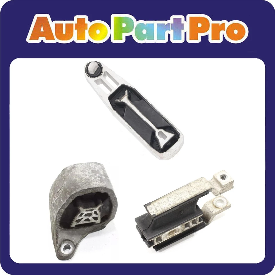 For Volvo S60 S90 V60 V90 2.0L 2017-2023 Torque Strut & Engine Motor Mount 3PCS - Image 1 of 4