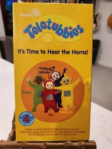 VINTAGE NEW SEALED VHS    Teletubbies       It's Time to Hear the Horns - Picture 1 of 3