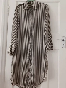 Black/Cream Striped H&M Ladies Dress - Picture 1 of 5