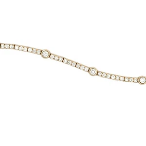 Segmented Diamond Tennis Bracelet - Picture 1 of 5