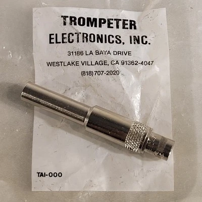 Trompeter TEI 14949 AD1W Weco BNC Female High Voltage Connector Radio RF Adapter - Image 1 of 4