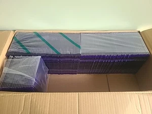 Lot de 120 - Étuis à bijoux CD fin couleur violet neuf boîte ouverte - Photo 1/5