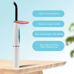 Dentista Dental LED Lámpara de Curado Inalámbrica Inalámbrica Resina Cura 5W LA400 - Imagen 1 de 15