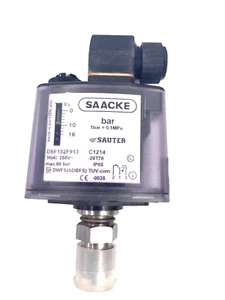 Interruptor de presión SAUTER DSF152F913 16 bar G1/2" 10(4) 250V~ Max 60 bar - Imagen 1 de 3