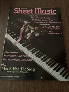 Sheet Music Magazine May / June 1991 All The Man I Need Piano Edition - Picture 1 of 4