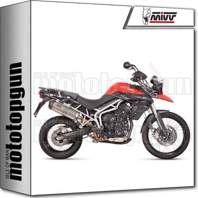 MIVV T.011.LNC escape hom oval titanio triumph tiger 800 2013 13 Foto 1 de 3
