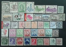BELGIO - 40 FRANCOBOLLI - USATI  (B01)