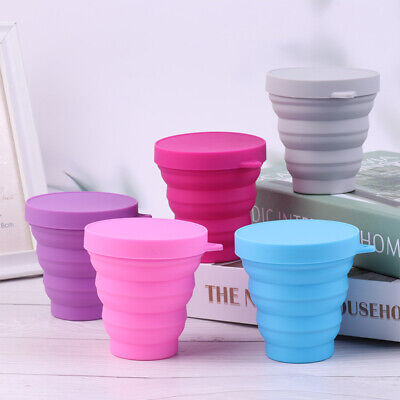 1PC Collapsible Silicone Cup Foldable Sterilizing Cup For Menstrual C;;p • 4.74€