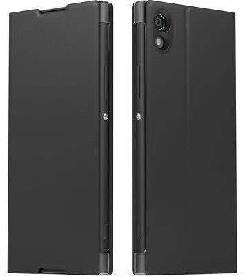 Funda con Soporte Oficial Sony SCSG30 Estilo - Xperia™ XA1 - Caja Minorista Negra/Blanca Foto 1 de 4