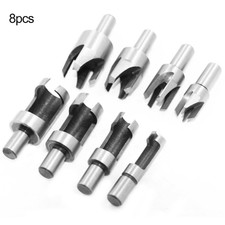 8 Pcs Woodworking Drill Bit Hole Chisel Mortising Claw Type Cork Cutter Set
