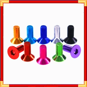 M3 Hex Socket Countersunk Head Flat Head Screws Bolts Aluminum Alloy 3mm Metric - Picture 1 of 5
