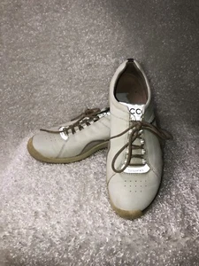 Ecco Womens Biom Natural Motion Hydromax Cream Brown Golf Shoe 7-7.5 US 38 EU - Picture 1 of 12
