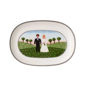 Villeroy & Boch Design Knife Wedding Pickle Plate 1P. - Picture 1 of 6