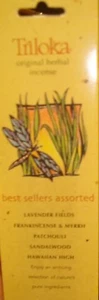 TRILOKA ORIGINAL HERBAL INCENSE BEST SELLERS ASSORTED LAVENDER FIELDS, FRANKINCE - Picture 1 of 1