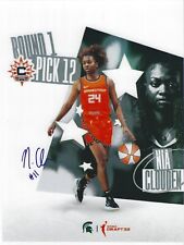 NIA CLOUDEN Signed 8.5 x 11 Photo Signed REPRINT Basketball WNBA Connecticut Sun