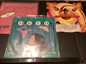 DEVO … 3 X 7”S …. Steckkopie, US Import alle Pic Sleeve .. Punk New Wave - Bild 1 von 10