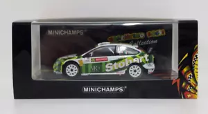 MINICHAMPS 1/43 VALENTINO ROSSI MODELLINO AUTO MACCHINA RALLY FORD FOCUS WRC NEW - Foto 1 di 3