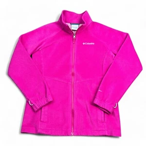 Columbia Omni-heat Interchange Fleece Jacket Girls Youth Size Large Full Zip - Picture 1 of 13