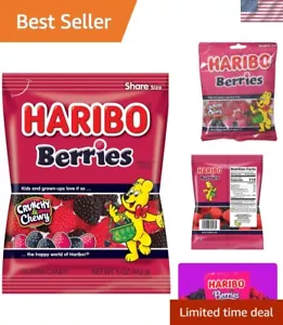 Berry Flavor Gummy Candy, 12 Bags of Chewy Crunchy Snacks - 5 oz Each - Picture 1 of 12