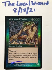 MTG Weatherseed Treefolk - Urza's Legacy - Foil - NM - Never Played