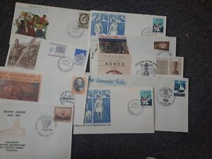 FIRST DAY COVERS australia   tas   liverpool  nsw    33 mixed