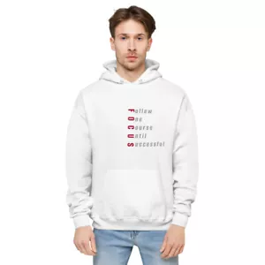 Unisex fleece hoodie Focus - follow one course until successful - Picture 1 of 9